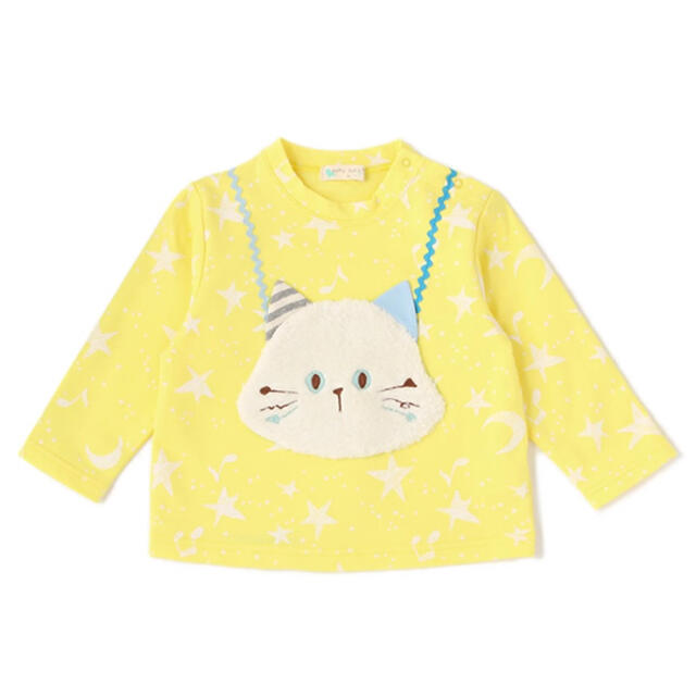 ベイビーチアー　ねこポシェットプルオーバー キッズ/ベビー/マタニティのキッズ服女の子用(90cm~)(Tシャツ/カットソー)の商品写真