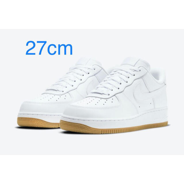 新品!送料込! NikeAirForce 1LowWhite/Gum27cm