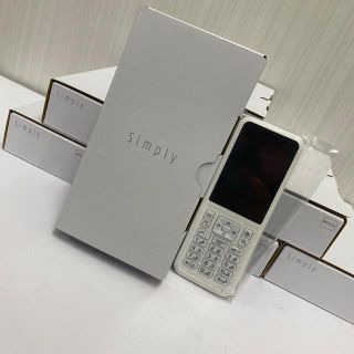 ワイモバイル SIMロック解除済 Simply 603SI ホワイト(携帯電話本体)