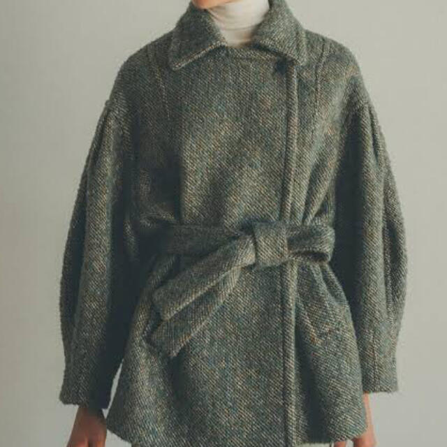 clane MIX LOOP TWEED BOX COAT レディースのジャケット/アウター(ロングコート)の商品写真