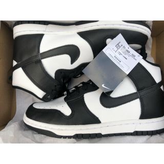 ナイキ(NIKE)の24cm nike wmns dunk high black and white(スニーカー)