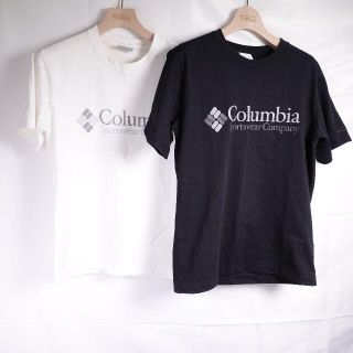 コロンビア(Columbia)のColumbia　Tシャツ　レディース　ホワイト/ブラック(Tシャツ(半袖/袖なし))