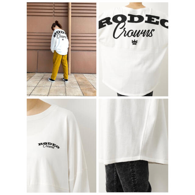 RODEO CROWNS WIDE BOWL(ロデオクラウンズワイドボウル)の今期新作【RODEO CROWNS 】新品★ ニットトップス ★F レディースのトップス(Tシャツ(長袖/七分))の商品写真