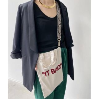 アパルトモンドゥーズィエムクラス(L'Appartement DEUXIEME CLASSE)の【GOOD GRIEF!/グッドグリーフ】Belt with It Bagグレー(トートバッグ)