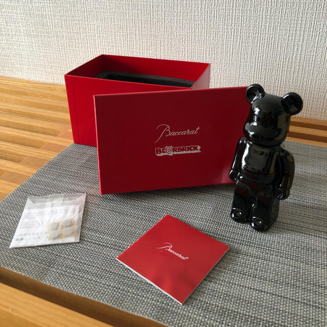 バカラ フィギュア ベアブリック メディコムトイ クリスタルガラス