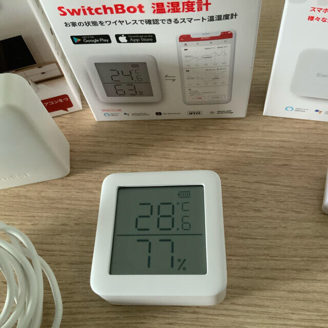 SwitchBot ハブミニ 温湿度計 ボット　スマートリモコン スマホ/家電/カメラのスマホ/家電/カメラ その他(その他)の商品写真