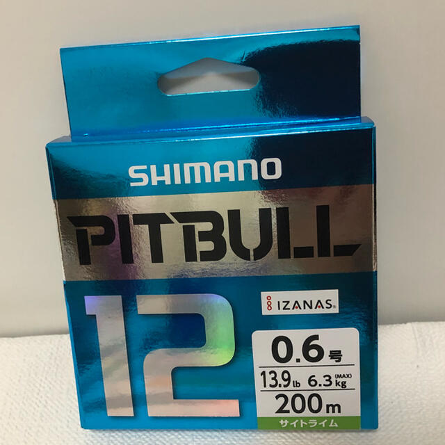 SHIMANO(シマノ)のシマノ(SHIMANO) PEライン ピットブル 12本編み 200m ♪☆♡ スポーツ/アウトドアのフィッシング(釣り糸/ライン)の商品写真