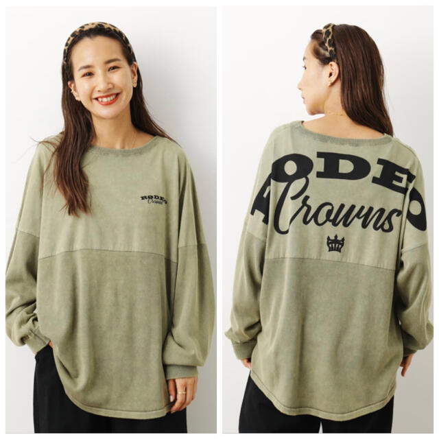 RODEO CROWNS WIDE BOWL(ロデオクラウンズワイドボウル)の今期新作【RODEO CROWNS 】新品★ ニットトップス ★F レディースのトップス(Tシャツ(長袖/七分))の商品写真