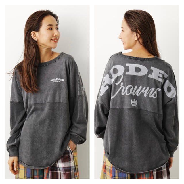 RODEO CROWNS WIDE BOWL(ロデオクラウンズワイドボウル)の今期新作【RODEO CROWNS 】新品★ ニットトップス ★F レディースのトップス(Tシャツ(長袖/七分))の商品写真