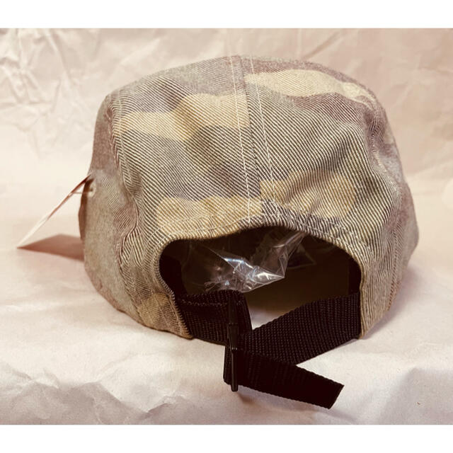 Supreme Washed Out Camo Camp boxロゴ キャップ