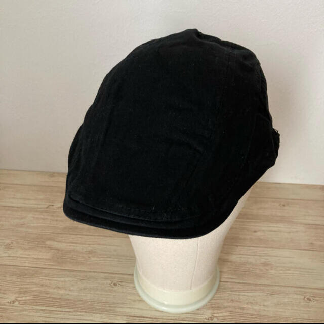 ハンチング ブラック 新品未使用‼️ メンズの帽子(ハンチング/ベレー帽)の商品写真