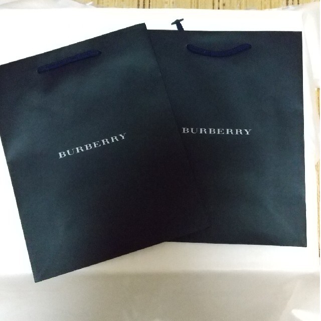 BURBERRY(バーバリー)のバーバリーショップ 紙袋 ２枚  新品未使用 レディースのバッグ(ショップ袋)の商品写真