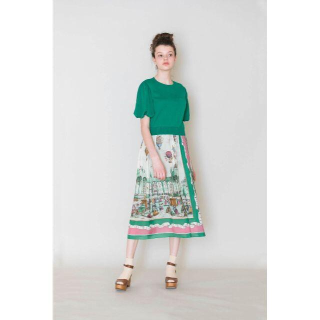 ロングスカートJane Marple Le 14 juillet 2Face skirt M