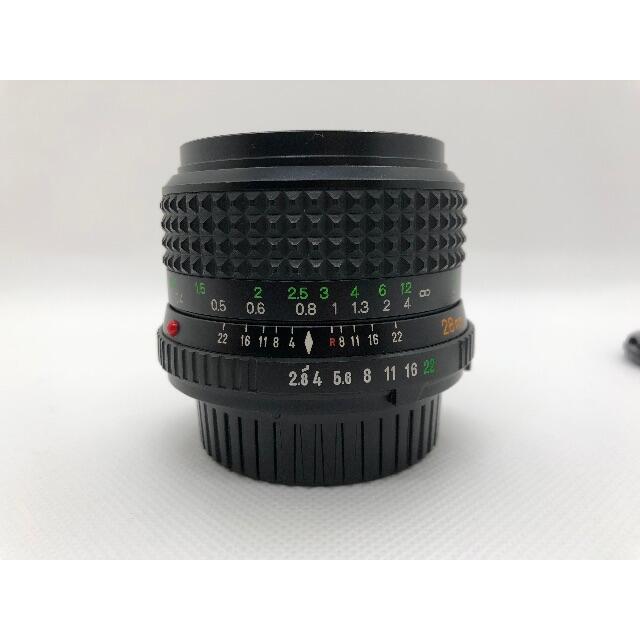 KONICA MINOLTA(コニカミノルタ)の【オールドレンズ入門に最適】ミノルタ MC W.ロッコール 28mm f2.8 スマホ/家電/カメラのカメラ(レンズ(単焦点))の商品写真