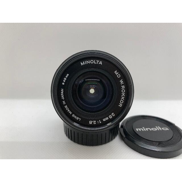 KONICA MINOLTA(コニカミノルタ)の【オールドレンズ入門に最適】ミノルタ MC W.ロッコール 28mm f2.8 スマホ/家電/カメラのカメラ(レンズ(単焦点))の商品写真