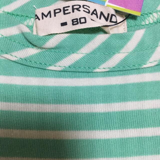 ampersand(アンパサンド)のAMPERSAND 半袖Tシャツ　女の子　80サイズ キッズ/ベビー/マタニティのベビー服(~85cm)(Ｔシャツ)の商品写真