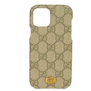 グッチ(Gucci)のグッチ オフディアiPhone12/12proケース GGスプリーム ベージュ(iPhoneケース)