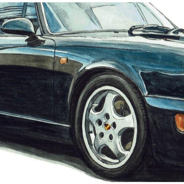 GC-978 Porsche 914限定版画 直筆サイン額装●作家 平右ヱ門