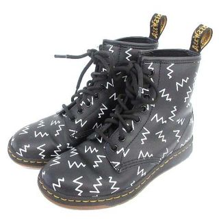 ドクターマーチン(Dr.Martens)のドクターマーチン 8ホールブーツ ZIGZAG ショート UK3 22cm 黒(ブーツ)