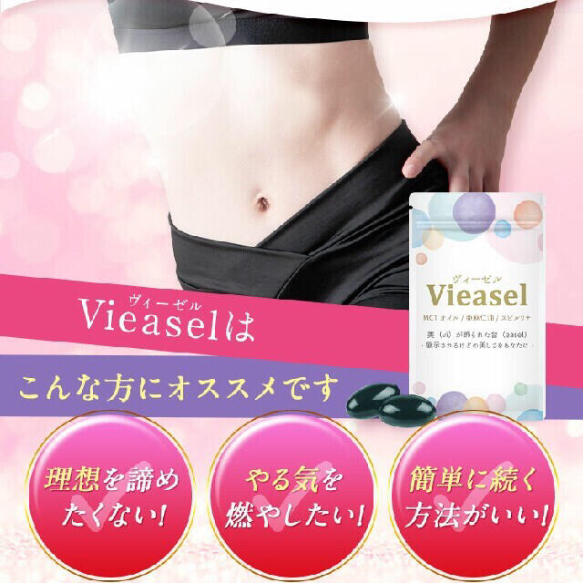 Viesel ヴィーゼル ダイエットサプリ 14粒✖️3袋 ダイエットサポート ...