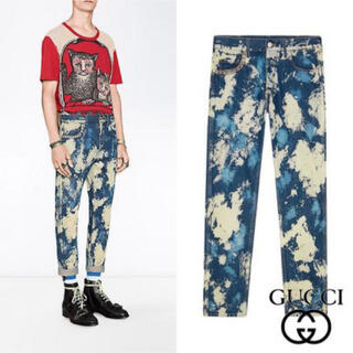 グッチ(Gucci)のGUCCI 17ss Bleached Denim Punk Jeans(デニム/ジーンズ)