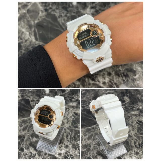 スポーツ腕時計　LED デジタル 腕時計 時計　ミリタリー　自転車　スポーツ メンズの時計(腕時計(デジタル))の商品写真