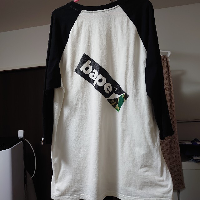 A BATHING APE(アベイシングエイプ)のA BATHING APE　七分袖　XL メンズのトップス(Tシャツ/カットソー(七分/長袖))の商品写真