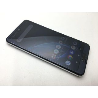 シャープ(SHARP)のSIMフリー美品au AQUOS R2 SHV42 ブラック250(スマートフォン本体)