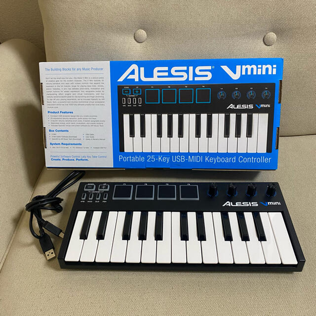 Alesis MIDIキーボード　25鍵 楽器のDTM/DAW(MIDIコントローラー)の商品写真