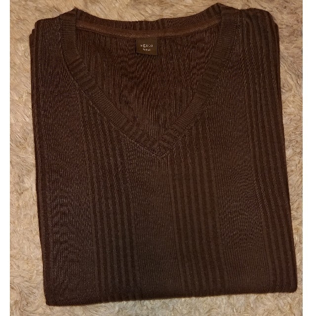 メンズ半袖シャツ　ブラウン メンズのトップス(Tシャツ/カットソー(半袖/袖なし))の商品写真