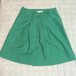 アバハウス(ABAHOUSE)のアバハウスルージュフォンス☆緑のスカート(ひざ丈スカート)