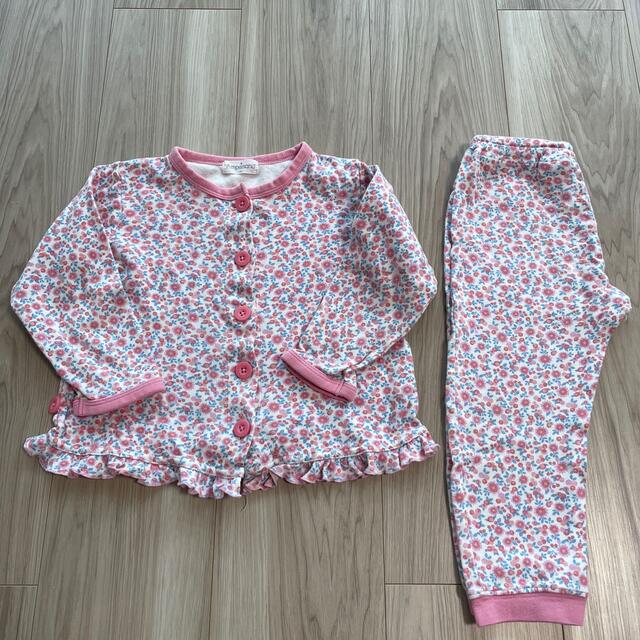 ampersand(アンパサンド)のAMPERSAND  女の子　パジャマ95  2枚セット キッズ/ベビー/マタニティのキッズ服女の子用(90cm~)(パジャマ)の商品写真