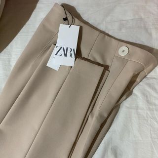 ザラ(ZARA)のzara ザラ　ハイウエストパンツ　パンツ(クロップドパンツ)