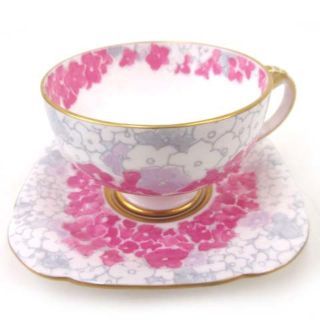 ウェッジウッド(WEDGWOOD)のウェッジウッド 美品 廃盤 DECO BLOOM カップ&ソーサー(陶芸)