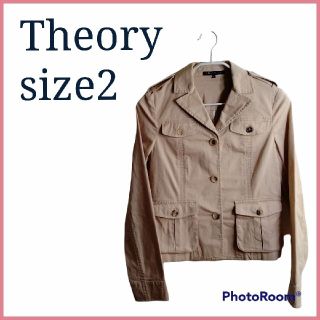 セオリー(theory)のTheory　セオリー　ジャケット　2サイズ　アウター　ミリタリージャケット(ミリタリージャケット)