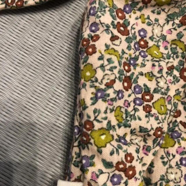 花柄ロンパース  キッズ/ベビー/マタニティのベビー服(~85cm)(ロンパース)の商品写真