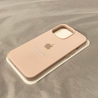 iPhone13Pro用シリコンケース サンドピンク (iPhoneケース)