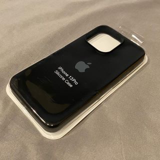 iPhone13Pro用シリコンケース black(iPhoneケース)