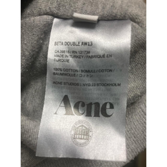 ACNE(アクネ)のACNE トレーナー(グレー) メンズのトップス(スウェット)の商品写真