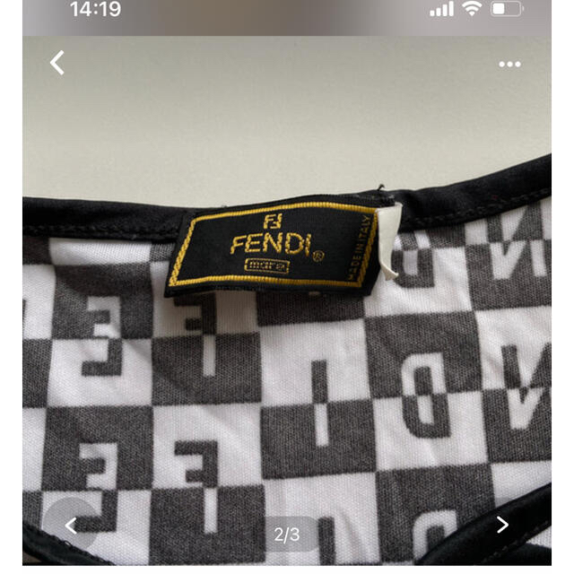 FENDI(フェンディ)のFENDI定番柄トップス レディースのトップス(Tシャツ(半袖/袖なし))の商品写真