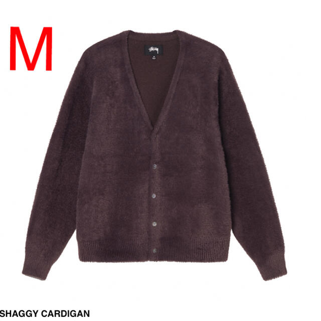 値下げ STUSSY SHAGGY CARDIGAN カーディガン M