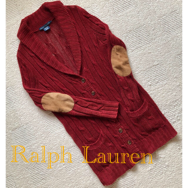 Ralph Lauren(ラルフローレン)のRalph Lauren ニットカーディガン　麻 レディースのトップス(カーディガン)の商品写真