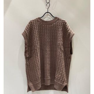 スローブイエナ(SLOBE IENA)のSLOBE IENA　/　AW20 3.5G KNIT VEST(ニット/セーター)