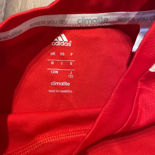 adidas(アディダス)のスポーツウェア　キッズ　adidas 120 スポーツ/アウトドアのサッカー/フットサル(ウェア)の商品写真