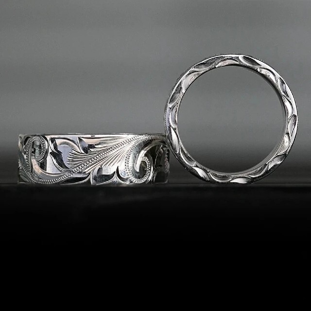 ハワイアンジュエリーデザインリング　S925 レディースのアクセサリー(リング(指輪))の商品写真