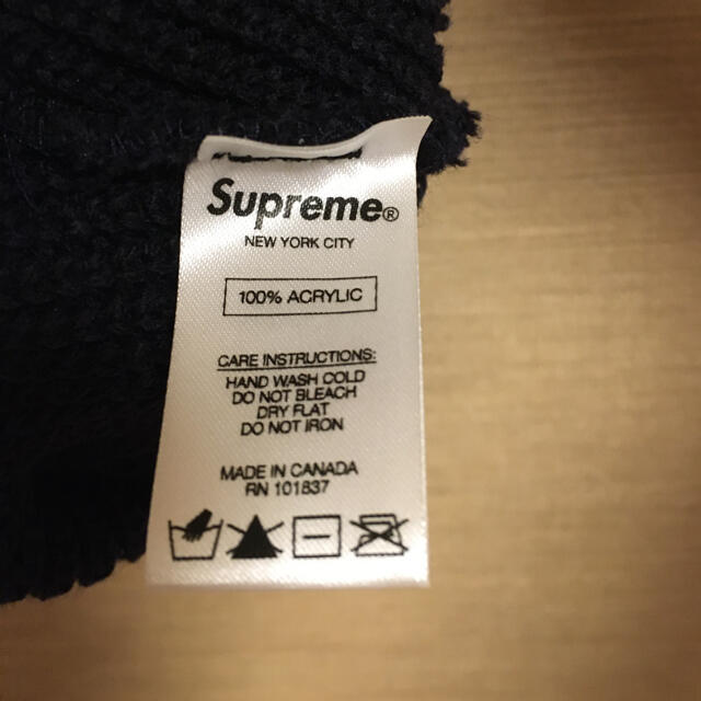 Supreme(シュプリーム)の極美品　おまけ付き) supreme loose gauge beanie メンズの帽子(ニット帽/ビーニー)の商品写真