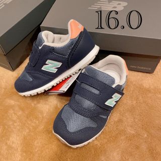 ニューバランス(New Balance)の16.0 新品　ニューバランス　スニーカー　373 キッズ　ネイビー　(スニーカー)