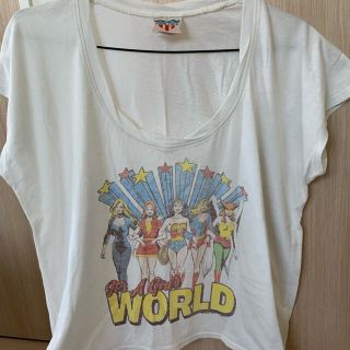 ジャンクフード(JUNK FOOD)のJUNK FOOD アメコミ プリントTシャツ　Mサイズ(Tシャツ(半袖/袖なし))