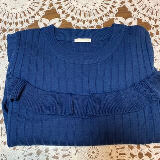 ジーユー(GU)の⭐︎GU セーター  濃ブルー Mサイズ⭐︎(ニット/セーター)
