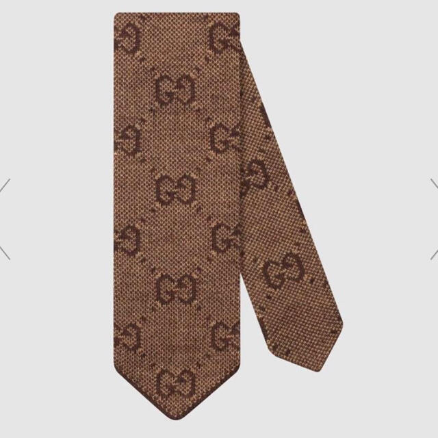 Gucci(グッチ)のGUCCI グッチ ニットタイ GG柄 確実正規品 ミケーレ メンズのファッション小物(ネクタイ)の商品写真